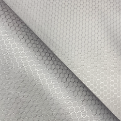 Ткань Оксфорд 300D PU Рип-Стоп СОТЫ, цвет Светло-Серый (на отрез)  в Костроме