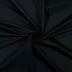 Ткань Дюспо 240Т WR PU Milky, цвет Черный (на отрез)  в Костроме