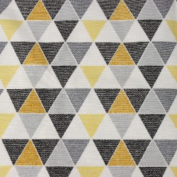 Интерьерная ткань Дак (DUCK), принт &quot;Малые Треугольники&quot; (на отрез)  в Костроме
