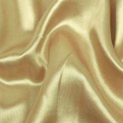 Ткань Атлас-сатин ЛЮКС, цвет Золотой (на отрез)  в Костроме