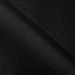 Прорезиненная ткань Оксфорд 600D ПВХ, Черный (на отрез)  в Костроме