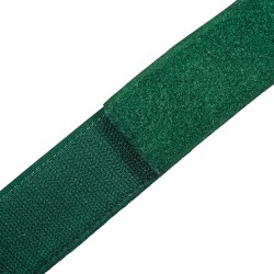 Контактная лента 40мм (38мм) цвет Зелёный (велькро-липучка, на отрез)  в Костроме