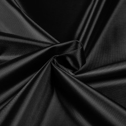 *Ткань Оксфорд 210D PU, цвет Черный (на отрез)  в Костроме