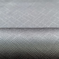Ткань Блэкаут для штор светозатемняющая 100% &quot;Орнамент Серый&quot; (на отрез)  в Костроме